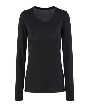 FALKE Dames Lange Mouw Shirt Daily ClimaWool 69055
