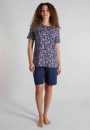 Gotzburg dames Shortama 250337 625 Blau