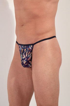 Hom G-String Viscaya 403143 p0ra navy print