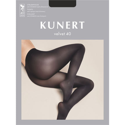 Kunert Velvet 40 den mat 3 d 354000 – Marine, verpakking
