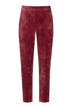 Mey Bodywear Mey Dames Lounge broek Serie Velvet Dream 1220111 1732 beau bordeaux – voorkant
