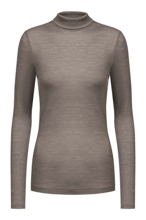 Mey T-shirt long sleeve met kol Serie Wool 66016