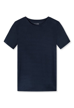 Schiesser Dames T-Shirt mix en relax 175475 – blau