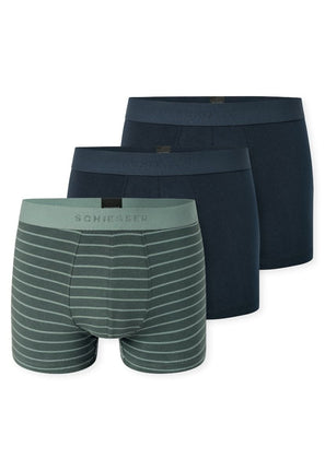 Schiesser heren 3 PACK Shorts 95-5 180199 923 sortiert 12 – voorkant