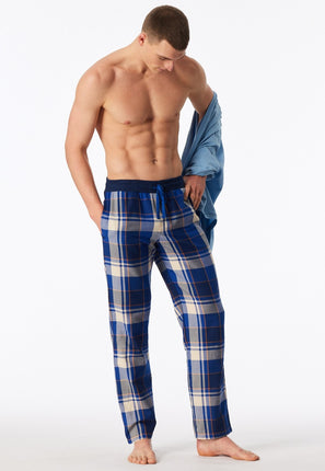 Schiesser Lange geweven broek Mix en Relax 183106 819 royal