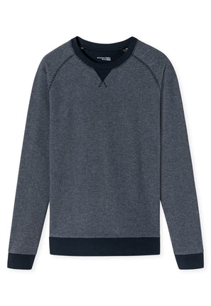 Schiesser Mix en Relax Heren T-shirt 180287 804 Nachtblau – voorkant