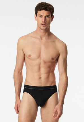 Schiesser Rio-Slip Pure Micro 182177 – schwarz, op model