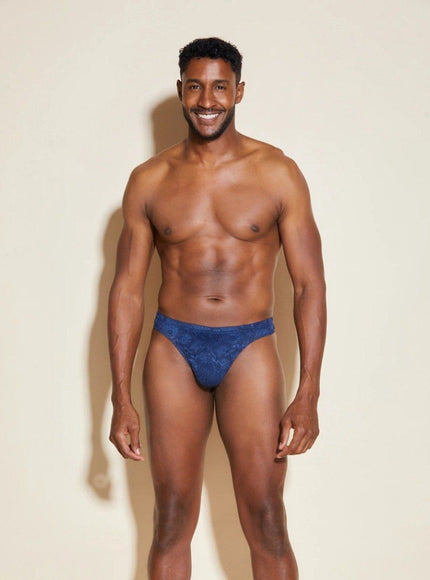 Cosabella Mens Italian String never 0421 never0421 – Navy Blu, op model