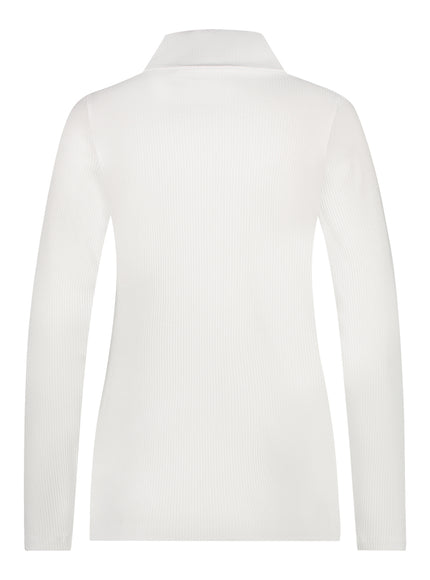Ten Cate Thermo Rib Col lange mouw 32355 – snow white, achterkant