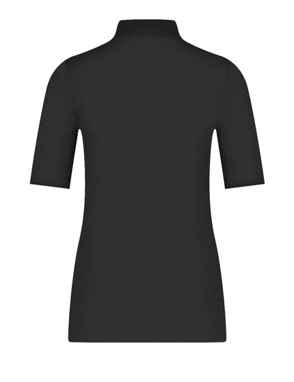 Ten Cate Thermo Rib Col korte mouw 32356 – black