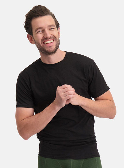 Bamboo basics Men 2 pack T-shirt Ronde-hals Ruben