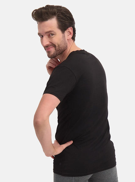 Bamboo basics Men 2 pack T-shirt V-hals Velo
