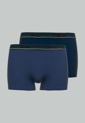 Ceceba 2 pack long boxers bamboo 20966 – blau ringel