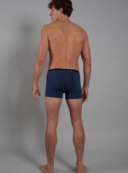 Ceceba 2 pack long boxers bamboo 20966 – blau ringel, op model