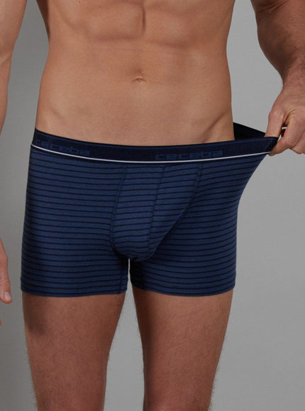 Ceceba 2 pack long boxers bamboo 20966 – blau ringel, op model