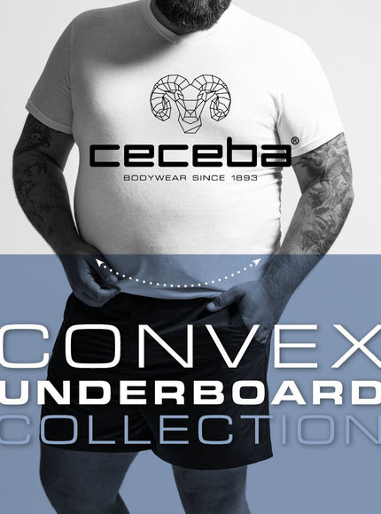 Ceceba 2 pack T-shirt V- Hals Konvex 31064 – Weiss, op model