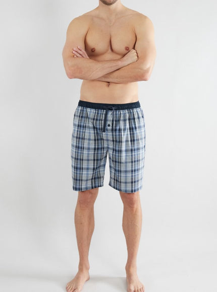 Ceceba Heren Pyjama Bermuda 31235 624 Blau