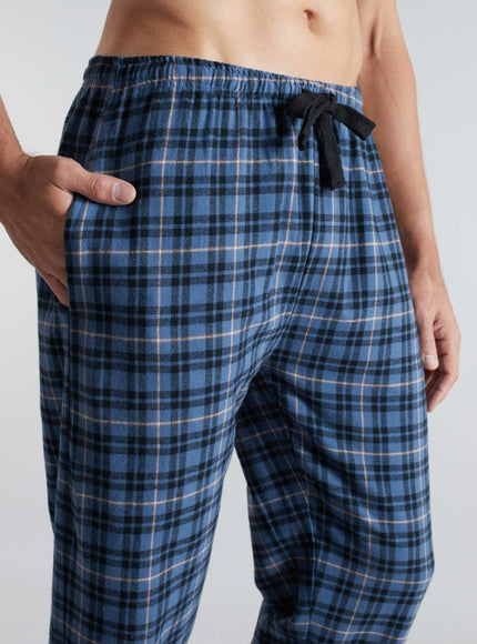 Ceceba Heren Pyjama Broek Flanell 31336 684 blau
