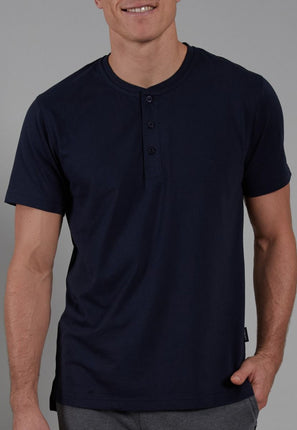 Ceceba T-shirt ronde hals knooplijst  31234 625 Blau