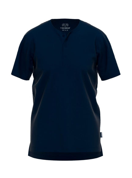 Ceceba T-shirt ronde hals knooplijst  31234 625 Blau