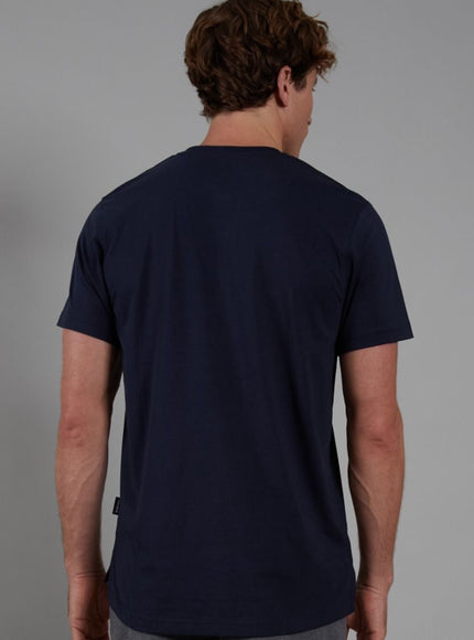 Ceceba T-shirt ronde hals knooplijst  31234 625 Blau