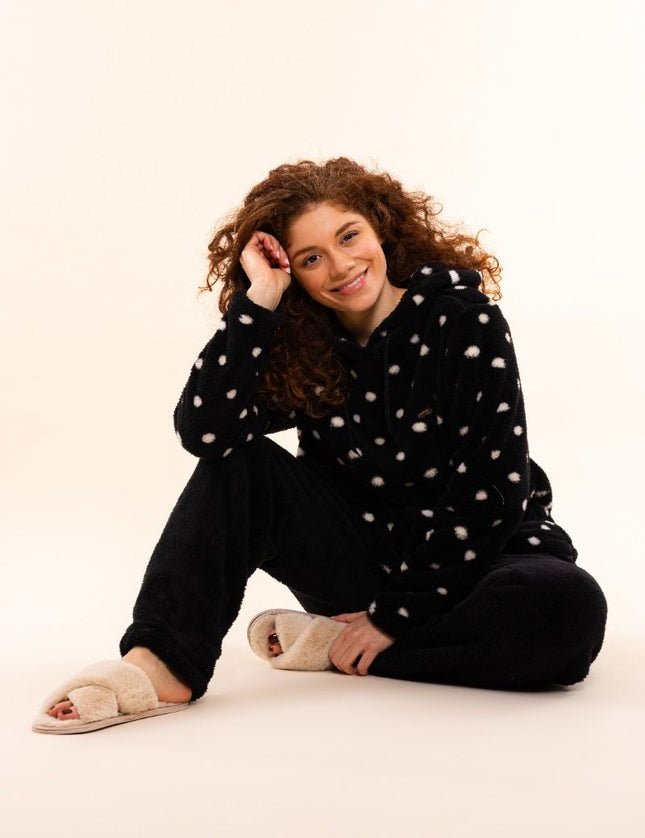 Charlie Choe Comfy Lounge set O57186-38 black Black