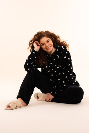 Charlie Choe Comfy Lounge set O57186-38 black Black
