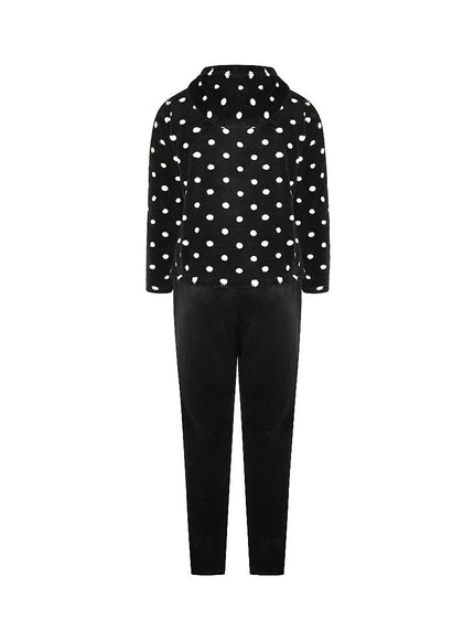 Charlie Choe Comfy Lounge set O57186-38 black Black