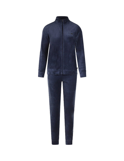 Charlie Choe Dames Homewear Set Velours m61141-38 naval naval