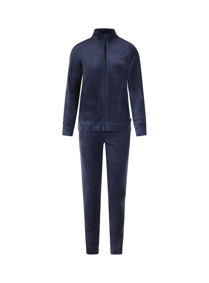 Charlie Choe Dames Homewear Set Velours m61141-38 naval naval