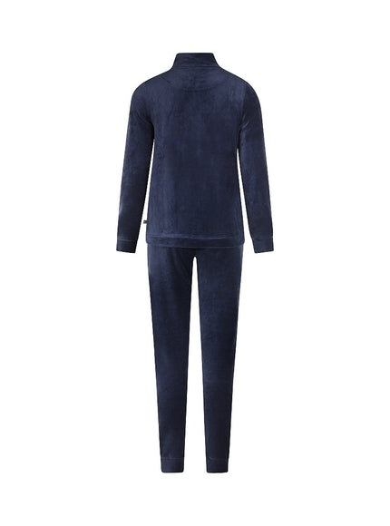 Charlie Choe Dames Homewear Set Velours m61141-38 naval naval