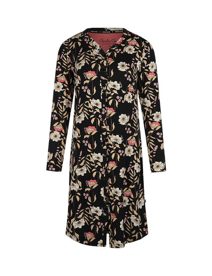 Charlie Choe Doorknoop Sleepshirt m61103-38 black Black