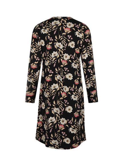 Charlie Choe Doorknoop Sleepshirt m61103-38 black Black