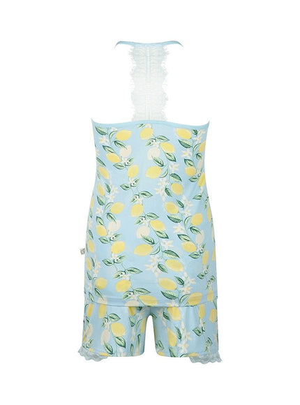 Charlie Choe Shortama N59119-38 Light Blue Light Blue – achterkant