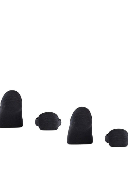 Esprit Cotton 2-Pack Dames Kousenvoetjes 18588 – Zwart, achterkant