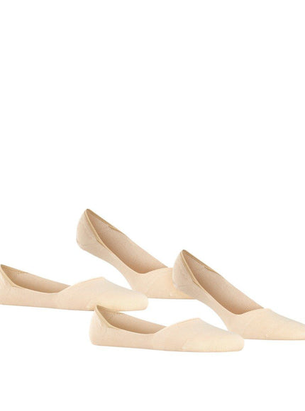 Esprit Cotton 2-Pack Dames Kousenvoetjes 18588 – Cream