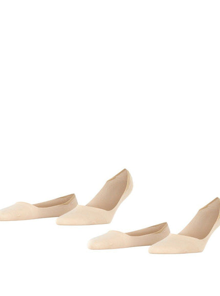 Esprit Cotton 2-Pack Dames Kousenvoetjes 18588 – Cream, voorkant