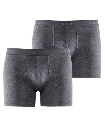 FALKE 2-Pack Heren Boxer Daily Comfort 68100 – dark grey -heather