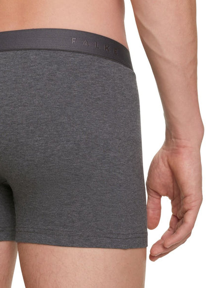 FALKE 2-Pack Heren Boxer Daily Comfort 68100 – dark grey -heather, detail