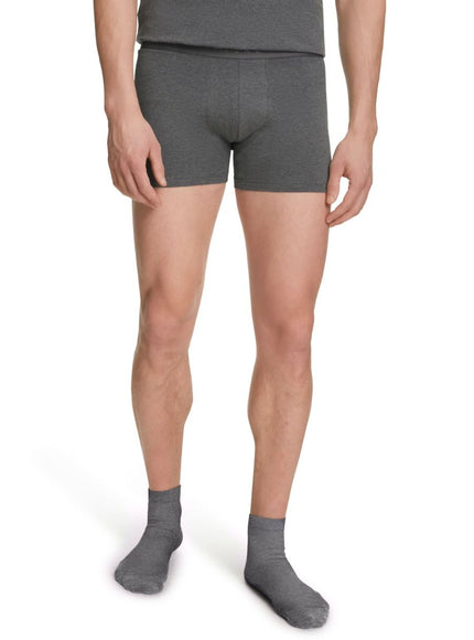 FALKE 2-Pack Heren Boxer Daily Comfort 68100 – dark grey -heather, op model