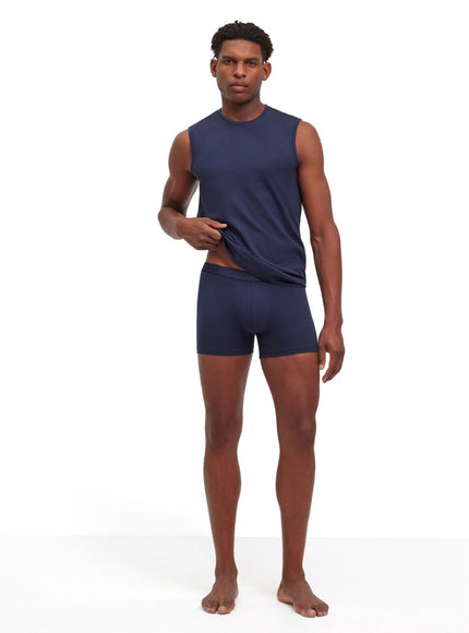 FALKE 2-Pack Heren Boxer Daily Comfort 68100 – midnight, op model