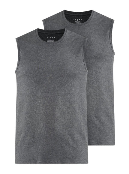 FALKE 2-Pack Heren Top Daily Comfort 68105 – dark grey -heather