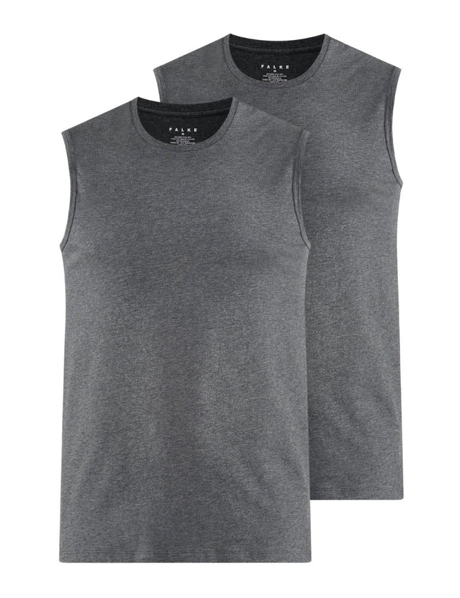 FALKE 2-Pack Heren Top Daily Comfort 68105 – dark grey -heather