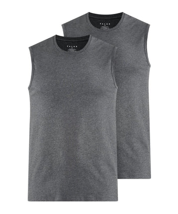 FALKE 2-Pack Heren Top Daily Comfort 68105 – dark grey -heather