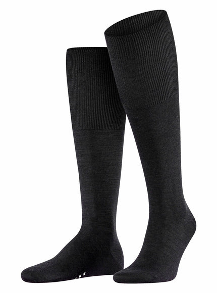 FALKE Airport Heren Kniekousen (15435) – Zwart, zijkant