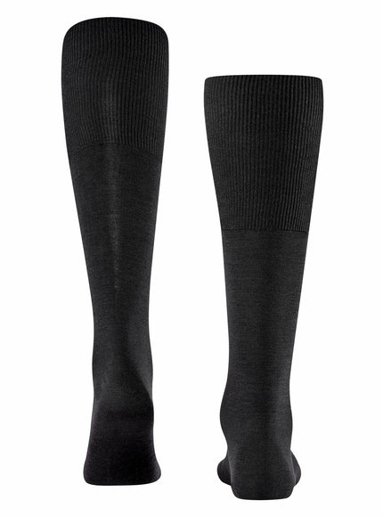 FALKE Airport Heren Kniekousen (15435) – Zwart, achterkant