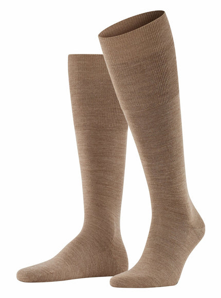 FALKE Airport Heren Kniekousen (15435) – Beige, zijkant