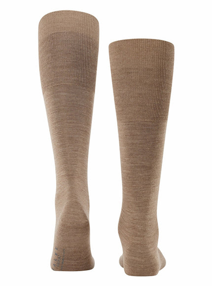 FALKE Airport Heren Kniekousen (15435) – Beige, achterkant