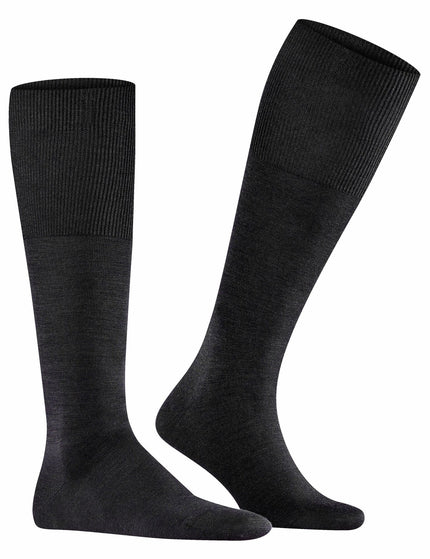 FALKE Airport Heren Kniekousen (15435) – Zwart