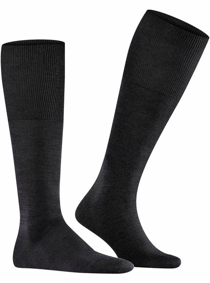 FALKE Airport Heren Kniekousen (15435) – Zwart